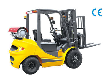 Διπλό Forklift καυσίμων ταχύτητας 20km/Χ 3,5 τόνος, Forklift LPG φορτηγό με τη σαφή διαφάνεια